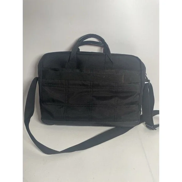 Kenneth Cole Messenger Bag Brief Case For Work School Laptop Black - Picture 6 of 11